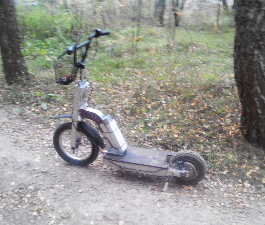 Самокат из СКИЛЛА