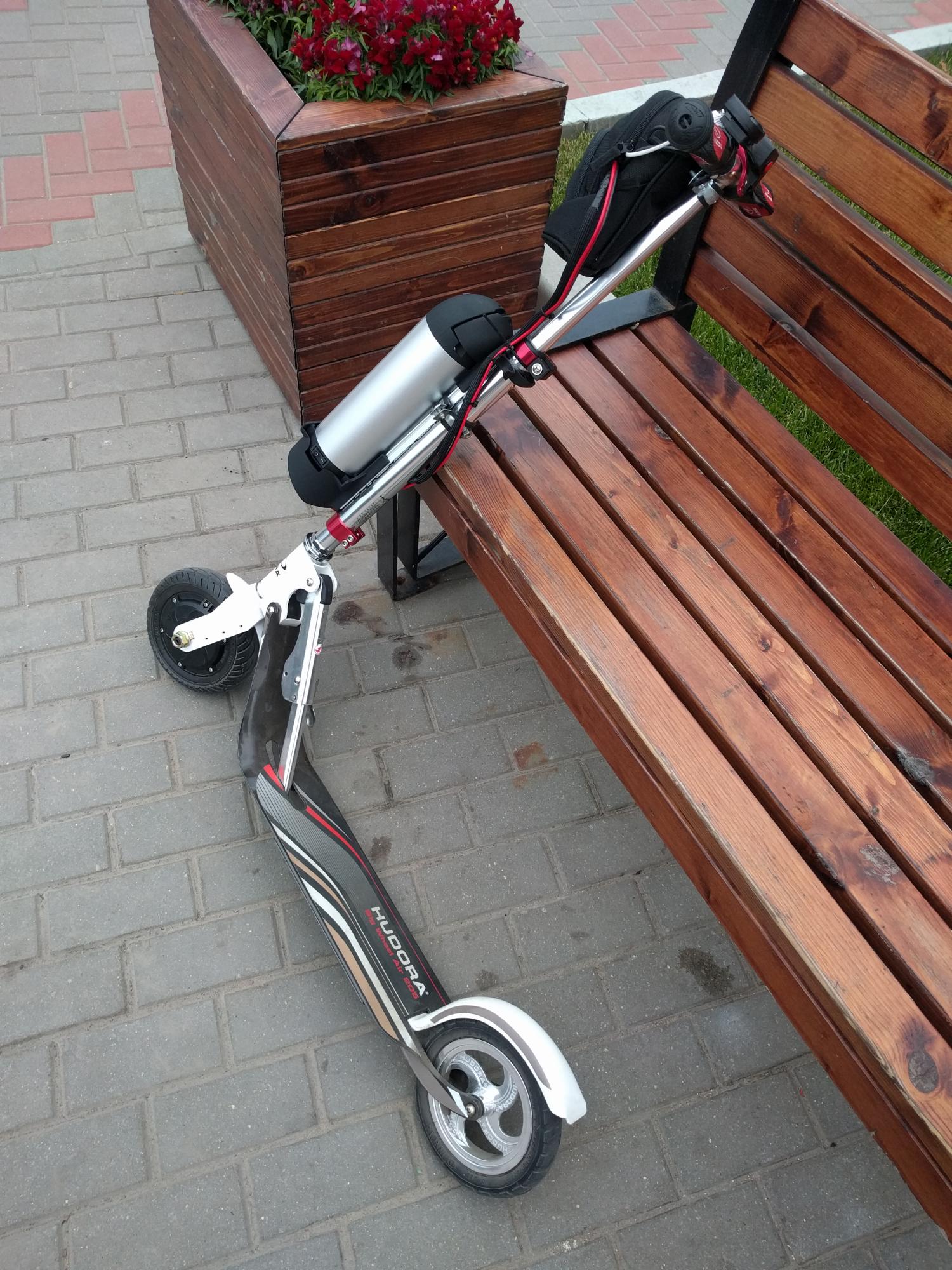 Самокат из СКИЛЛА