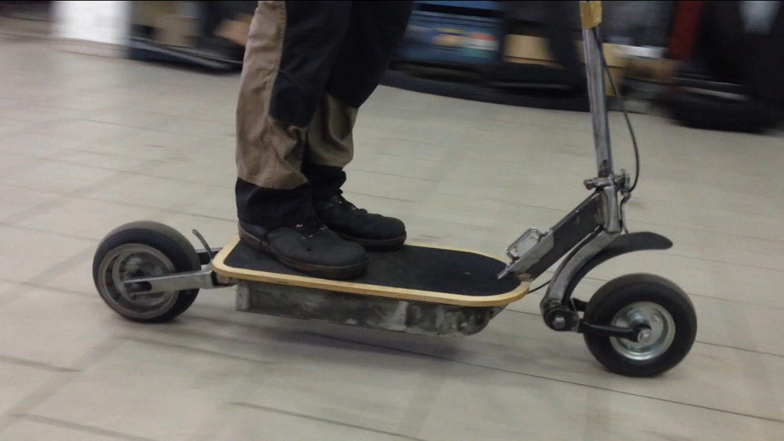 Scooter с кабины своими руками