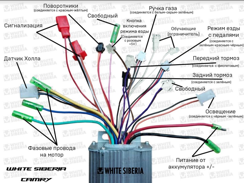 Как снять ограничение скорости на электровелосипеде. Схема подключения контроллера электровелосипеда 48v 1000w. Схема подключения контроллера электроскутера. Схема контроллера электровелосипеда 48 вольт. Распиновка контроллера электровелосипеда 36v.