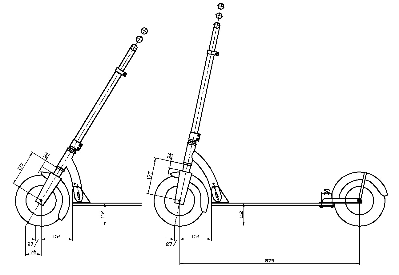 Чертежи самодельного самоката
