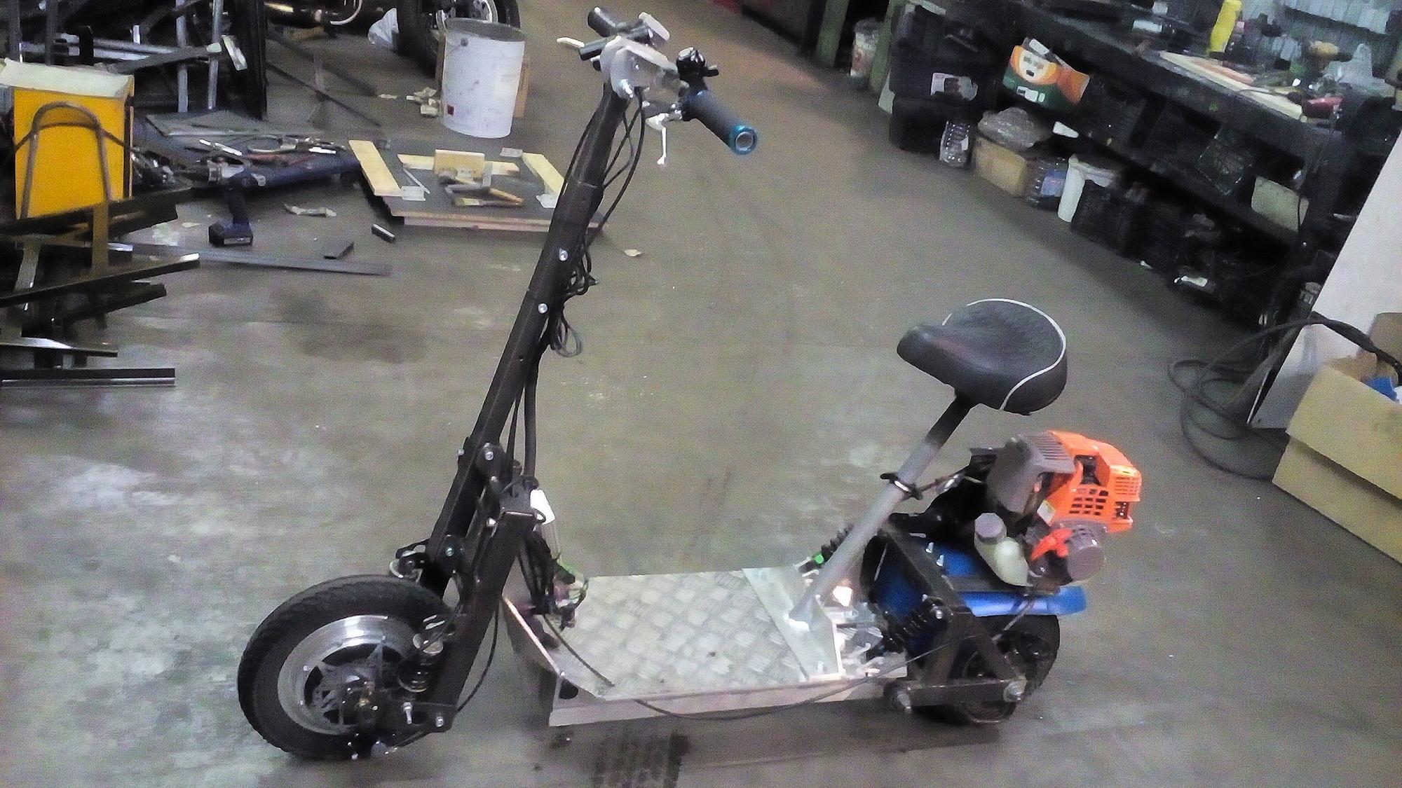 Самокат С Бензиновым Мотором Купить